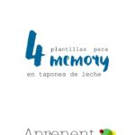 Memory de tapones, con plantilla descargable