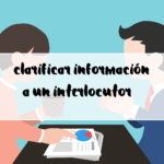 Material para clarificar la información