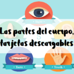 Las partes del cuerpo, tarjetas descargables