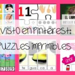 Visto en Pinterest: Puzzles imprimibles